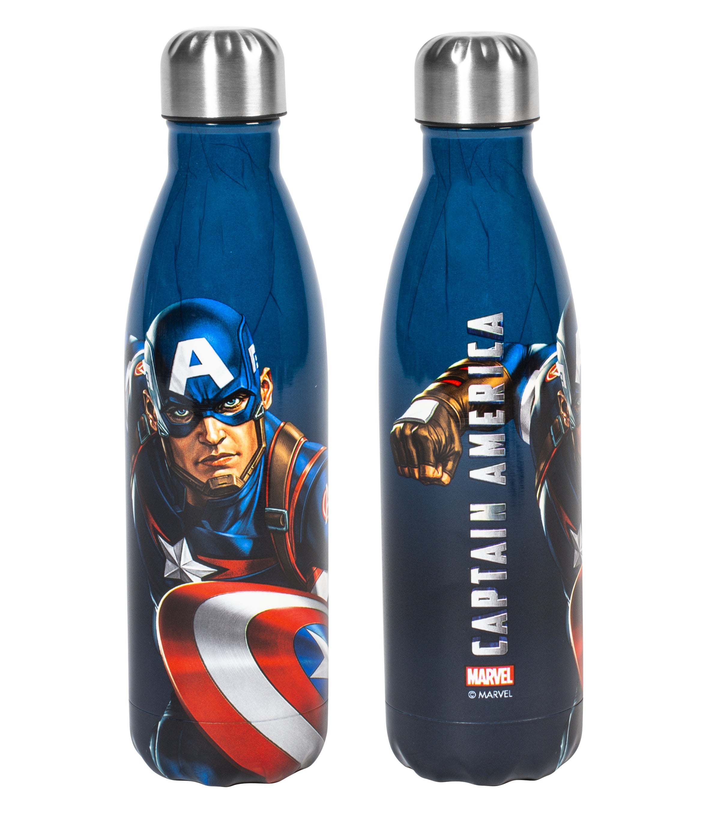 MARVEL CAPTAIN AMERICA THEMED WATER BOTTLE